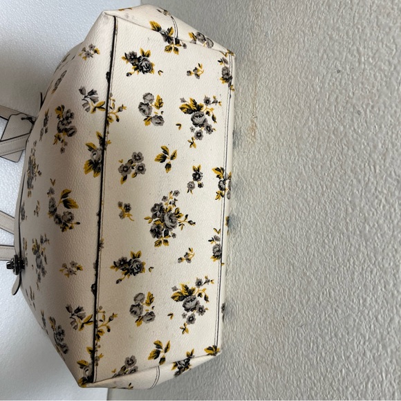 Coach Taylor Tote F87458 DKM86 Prairie Print Chalk Flowers Full Retail Style - Picture 9 of 16
